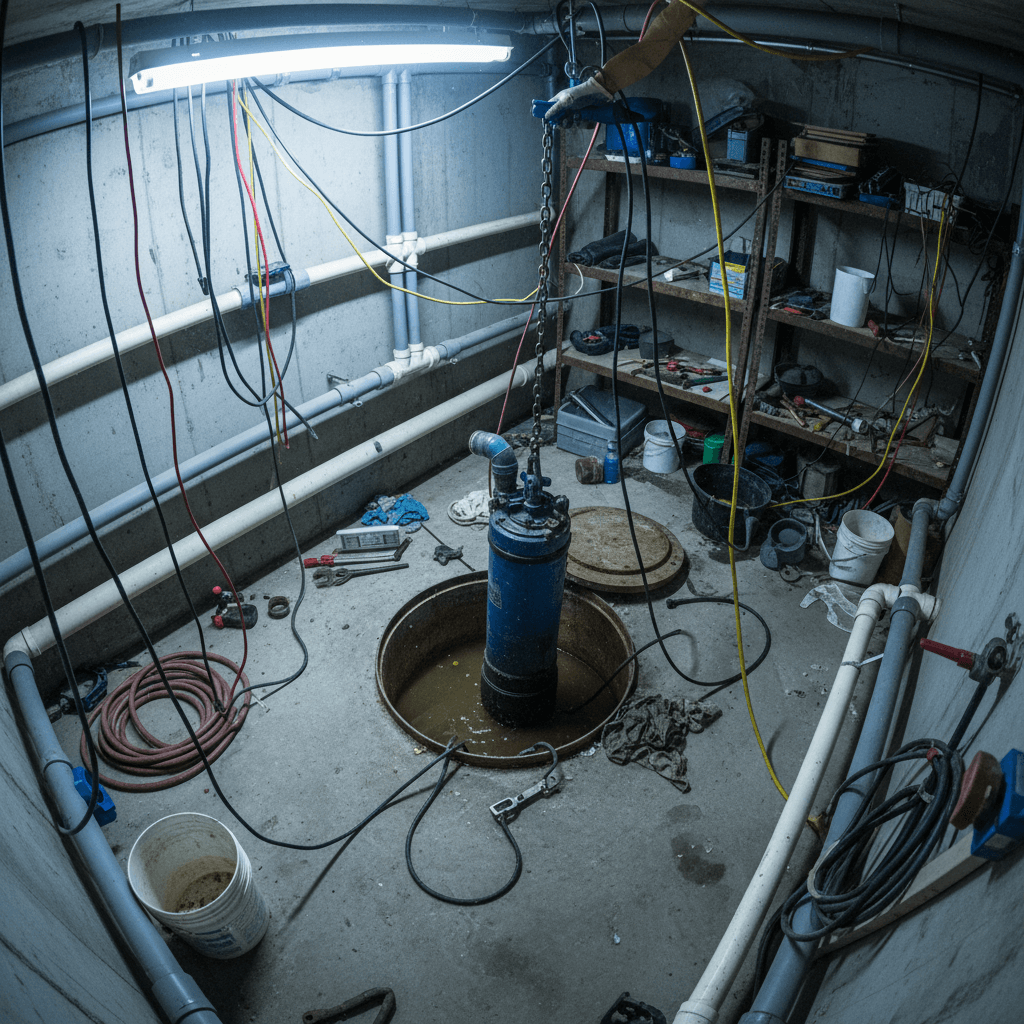 Wartung einer Hebeanlage