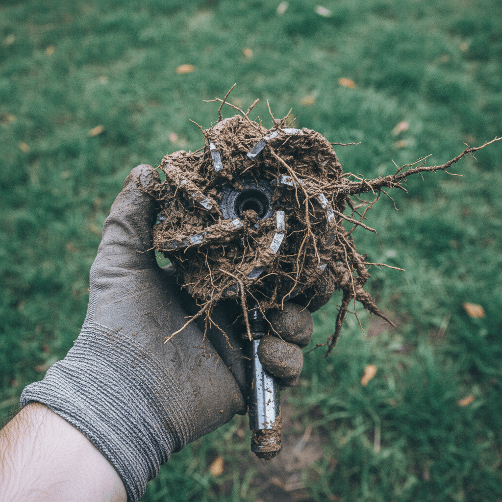 Wurzeleinwuchs Entfernung